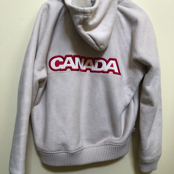 Canadian Olympic Team outerwear with hoodie front zipper - Picture 2 of 7